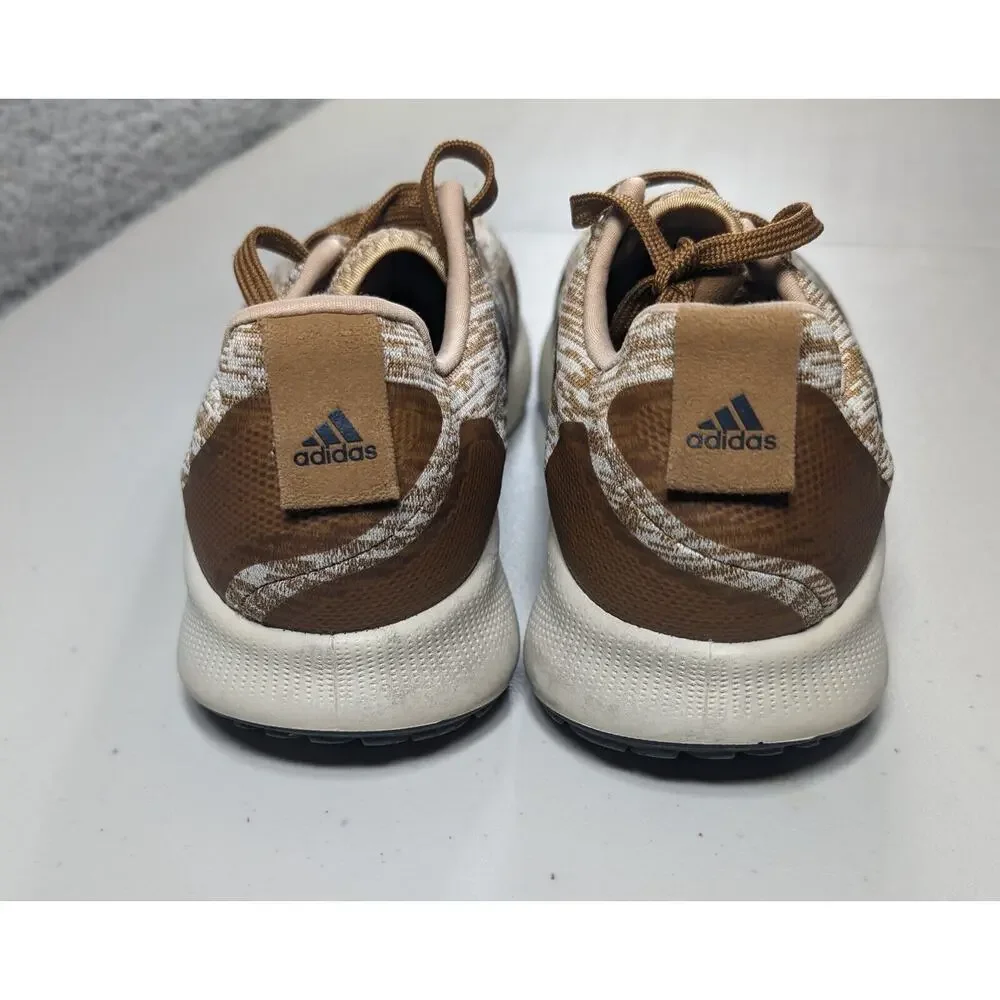 Adidas Shoes Mens Size 8.5 Purebounce+ Raw Desert Brown Tan Sneakers - Picture 5 of 8